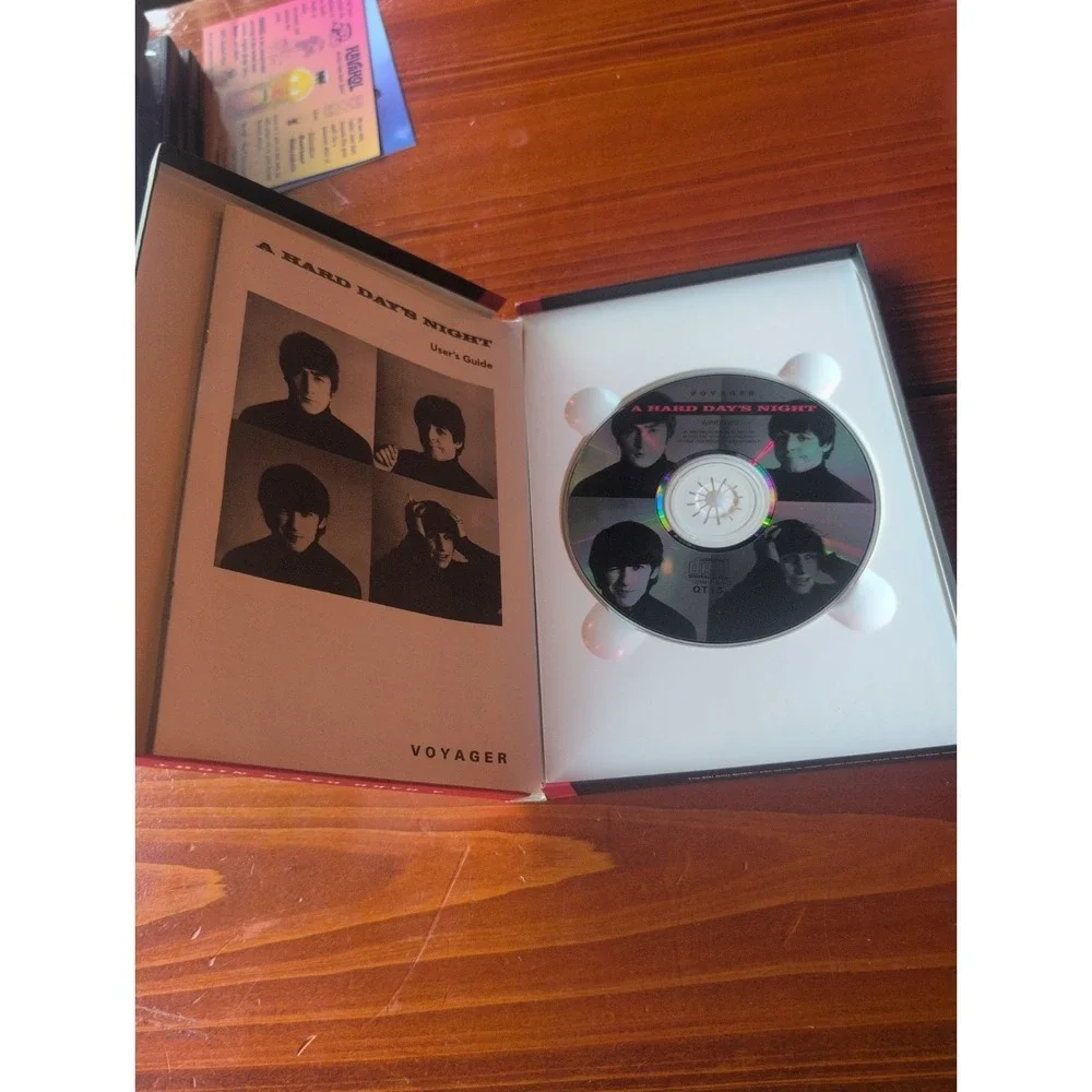 The Beatles A Hard Day's Night Complete Uncut Movie PC CD ROM 1993 Voyager